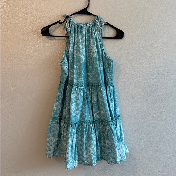 Rock & Roll Cowgirl Blue Halter Dress - Picture 2 of 2